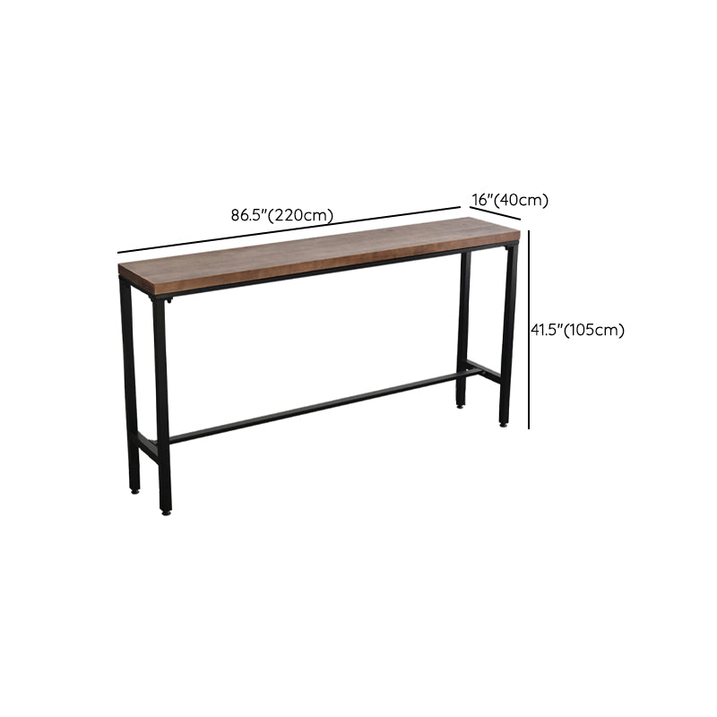 Contemporary Table and Stool Set Solid Wood 1/2/3/5 Pieces Pub Table Set Clearhalo 'Bar Furniture' 'furn' 'furn_home_bar_bar_sets' 'Furniture' 'Home Bars & Bar Sets' 'home_bar_bar_sets' 'Kitchen & Dining Furniture' 7102678