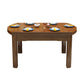 Modern Style Dining Table Solid Wood Butterfly Leaf Dining Table for Dining Room Nut-Brown Without Chairs Clearhalo 'Dining Tables & Seating' 'Dining Tables' 'dining_table' 'furn' 'furn_dining_table' 'Furniture' 'Kitchen & Dining Furniture' 7102817