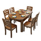 Modern Style Dining Table Solid Wood Butterfly Leaf Dining Table for Dining Room Clearhalo 'Dining Tables & Seating' 'Dining Tables' 'dining_table' 'furn' 'furn_dining_table' 'Furniture' 'Kitchen & Dining Furniture' 7102822