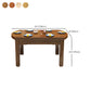 Modern Style Dining Table Solid Wood Butterfly Leaf Dining Table for Dining Room Clearhalo 'Dining Tables & Seating' 'Dining Tables' 'dining_table' 'furn' 'furn_dining_table' 'Furniture' 'Kitchen & Dining Furniture' 7102829