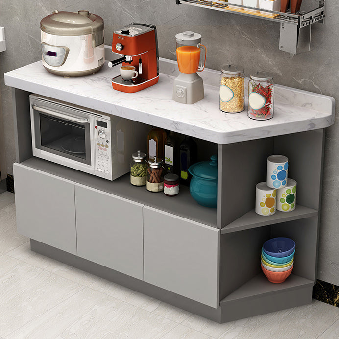 Contemporary Dining Server Kitchen Buffet Server Cabinet with Storage Clearhalo 'buffet_sideboard' 'Buffets & Sideboards' 'furn' 'furn_buffet_sideboard' 'Furniture' 'Kitchen & Dining Furniture' 7102846