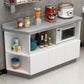 Contemporary Dining Server Kitchen Buffet Server Cabinet with Storage 51"L x 16"W x 31"H White Clearhalo 'buffet_sideboard' 'Buffets & Sideboards' 'furn' 'furn_buffet_sideboard' 'Furniture' 'Kitchen & Dining Furniture' 7102848