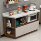 Contemporary Dining Server Kitchen Buffet Server Cabinet with Storage 51"L x 16"W x 31"H Brown Clearhalo 'buffet_sideboard' 'Buffets & Sideboards' 'furn' 'furn_buffet_sideboard' 'Furniture' 'Kitchen & Dining Furniture' 7102850