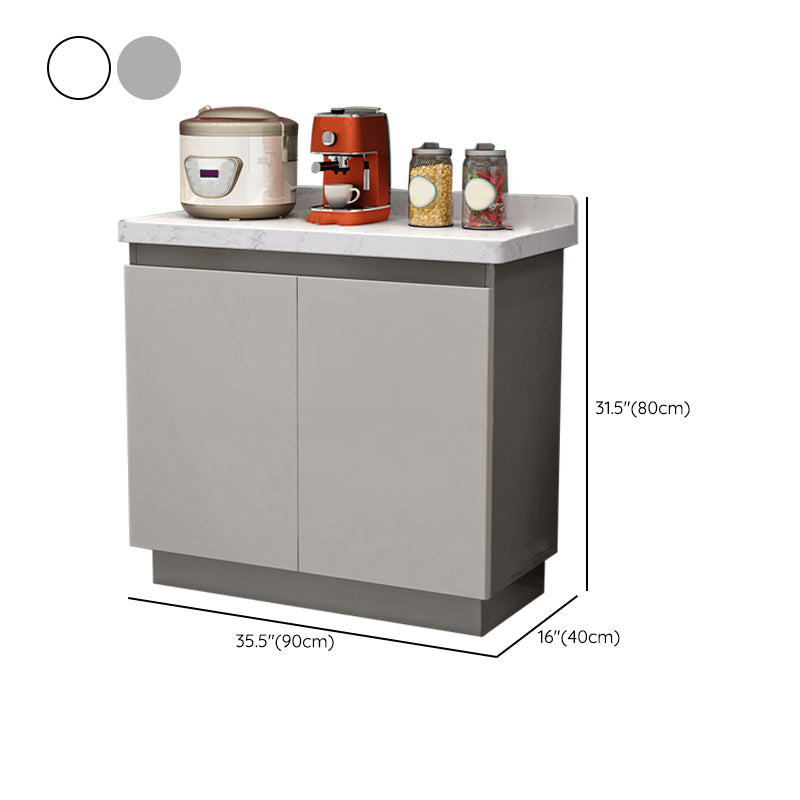 Contemporary Dining Server Kitchen Buffet Server Cabinet with Storage Clearhalo 'buffet_sideboard' 'Buffets & Sideboards' 'furn' 'furn_buffet_sideboard' 'Furniture' 'Kitchen & Dining Furniture' 7102872