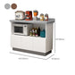 Contemporary Dining Server Kitchen Buffet Server Cabinet with Storage Clearhalo 'buffet_sideboard' 'Buffets & Sideboards' 'furn' 'furn_buffet_sideboard' 'Furniture' 'Kitchen & Dining Furniture' 7102873