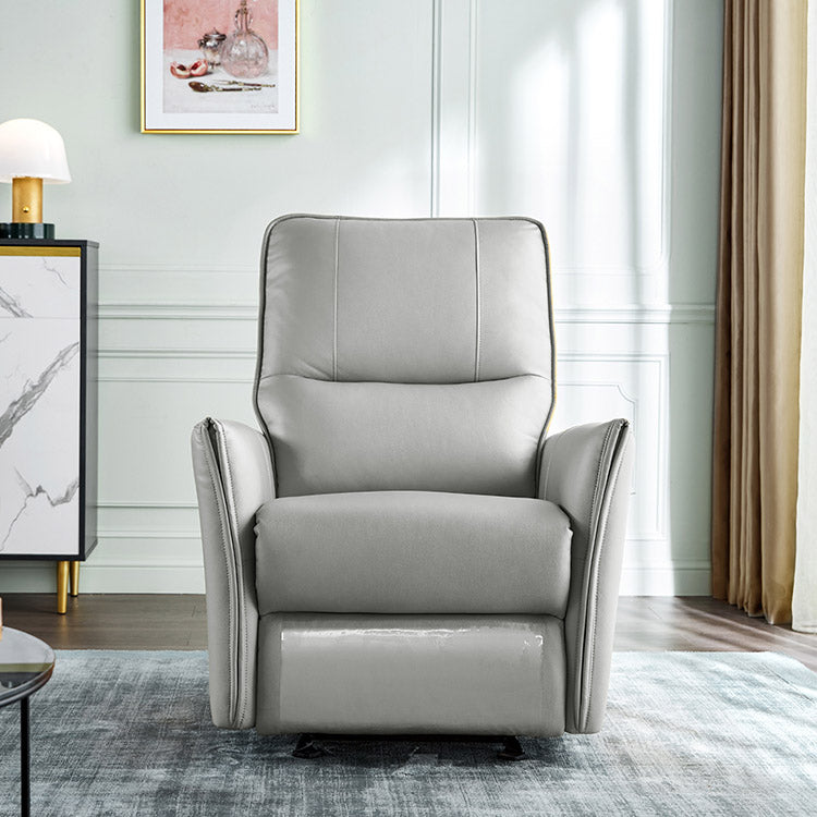 Maderna poltrona poltrona in fux in leatine di colore standard a colori solidi