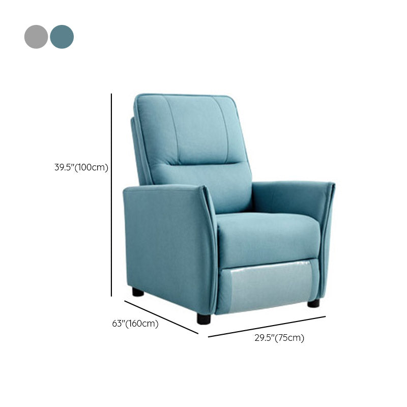 Maderna poltrona poltrona in fux in leatine di colore standard a colori solidi