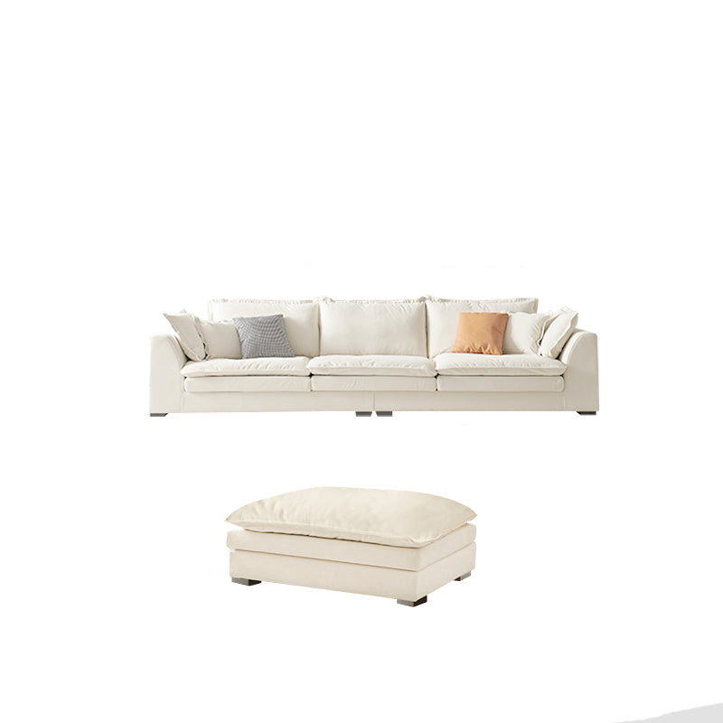 Sofá Velé Contemporáneo con almohada y brazo cuadrado en madera