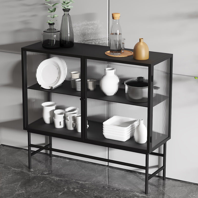 Mobile moderno in metallo porte in metallo armadio per soggiorno per soggiorno