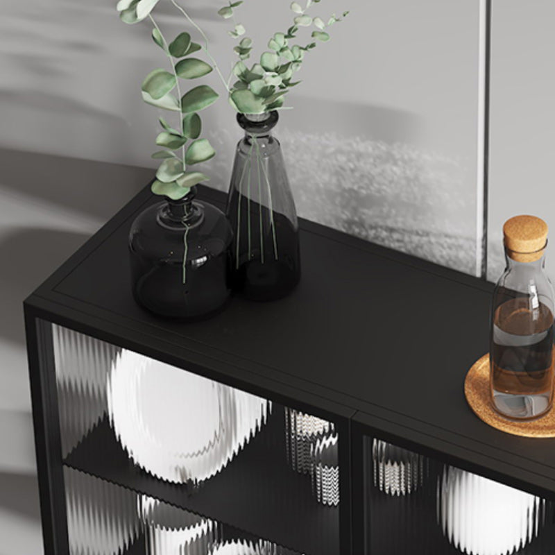 Mobile moderno in metallo porte in metallo armadio per soggiorno per soggiorno