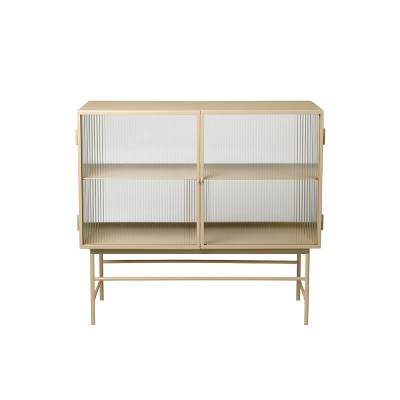 Mobile moderno in metallo porte in metallo armadio per soggiorno per soggiorno