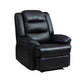 Faux Leather E Standard Recliner Solid Color Metal Fram Recliner Chair Clearhalo 'Chairs & Seating' 'furn' 'furn_recliners' 'Furniture' 'Living Room Furniture' 'Recliners' 7105586