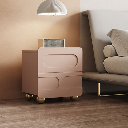 Accento in legno comodino mobile moderno per letto per camera da letto