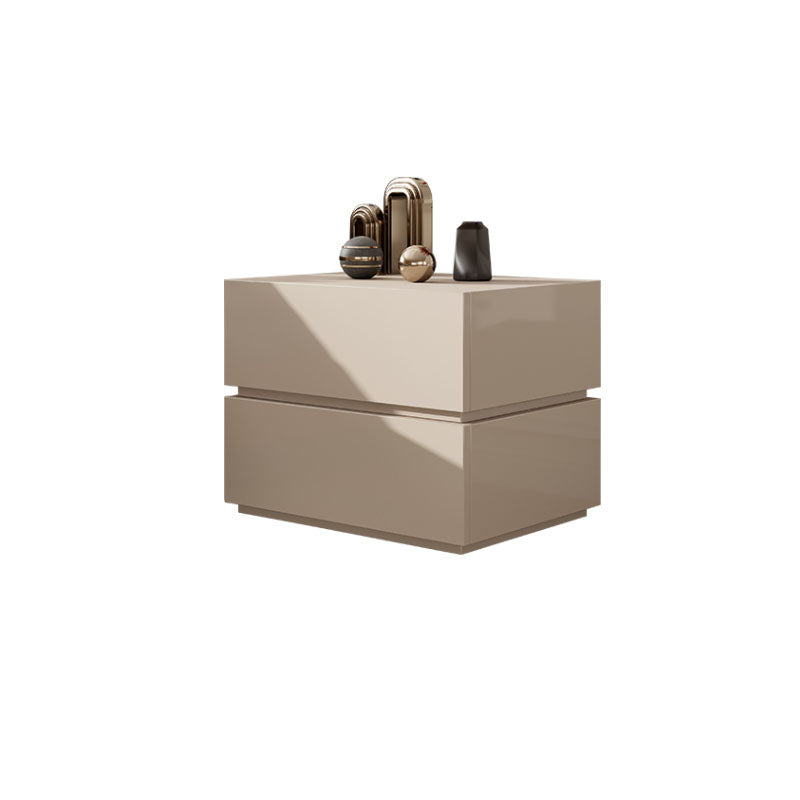 Contemporary Bedside Cabinet Faux Wood Bed Nightstand with Drawers Clearhalo 'Bedroom Furniture' 'furn' 'furn_night_stand' 'Furniture' 'night_stand' 'Nightstands' 7108232