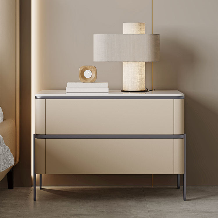 Contemporary Bedside Cabinet Stone Bed Nightstand for Bedroom Clearhalo 'Bedroom Furniture' 'furn' 'furn_night_stand' 'Furniture' 'night_stand' 'Nightstands' 7108266