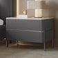 Contemporary Bedside Cabinet Stone Bed Nightstand for Bedroom Dark Gray 1 Piece Clearhalo 'Bedroom Furniture' 'furn' 'furn_night_stand' 'Furniture' 'night_stand' 'Nightstands' 7108273