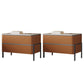 Contemporary Bedside Cabinet Stone Bed Nightstand for Bedroom Orange 2 Piece Set Clearhalo 'Bedroom Furniture' 'furn' 'furn_night_stand' 'Furniture' 'night_stand' 'Nightstands' 7108286