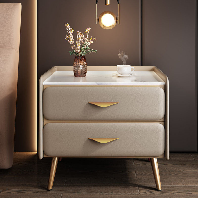 Steen accenttafel nachtkastje glamour bedacht kast voor slaapkamer