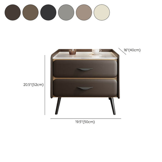ストーンアクセントテーブルナイトスタンドグラムベッドサイドキャビネットのためのベッドサイドキャビネット