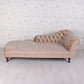Traditional Micro-velvet Chaise Lounge Chair with One Arms, Upholstered Accent Chair Light Brown Right-Arm Chaise Clearhalo 'Chairs & Seating' 'Chaise Lounge' 'chaise_lounge' 'furn' 'furn_chaise_lounge' 'Furniture' 'Living Room Furniture' 7108349
