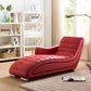 Living Room Leather Chaise Square Arms Modern Chaise Lounge with Upholster Clearhalo 'Chairs & Seating' 'Chaise Lounge' 'chaise_lounge' 'furn' 'furn_chaise_lounge' 'Furniture' 'Living Room Furniture' 7108392
