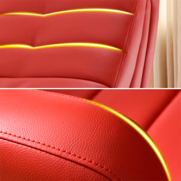 Living Room Leather Chaise Square Arms Modern Chaise Lounge with Upholster Clearhalo 'Chairs & Seating' 'Chaise Lounge' 'chaise_lounge' 'furn' 'furn_chaise_lounge' 'Furniture' 'Living Room Furniture' 7108397