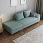 Modern Faux Leather and Linen Chaise Lounge Solid Color Chaise Lounge Clearhalo 'Chairs & Seating' 'Chaise Lounge' 'chaise_lounge' 'furn' 'furn_chaise_lounge' 'Furniture' 'Living Room Furniture' 7108404