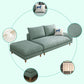 Modern Faux Leather and Linen Chaise Lounge Solid Color Chaise Lounge Clearhalo 'Chairs & Seating' 'Chaise Lounge' 'chaise_lounge' 'furn' 'furn_chaise_lounge' 'Furniture' 'Living Room Furniture' 7108410