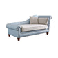 Traditional Chaise Lounge Faux Leather Chaise Lounge with Arm Clearhalo 'Chairs & Seating' 'Chaise Lounge' 'chaise_lounge' 'furn' 'furn_chaise_lounge' 'Furniture' 'Living Room Furniture' 7108439