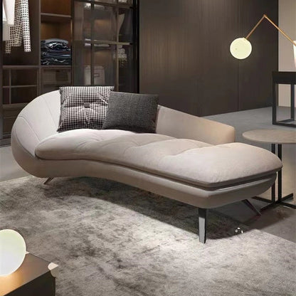 Contemporary Upholstered Chaise Lounge One Armed Chaise Lounge