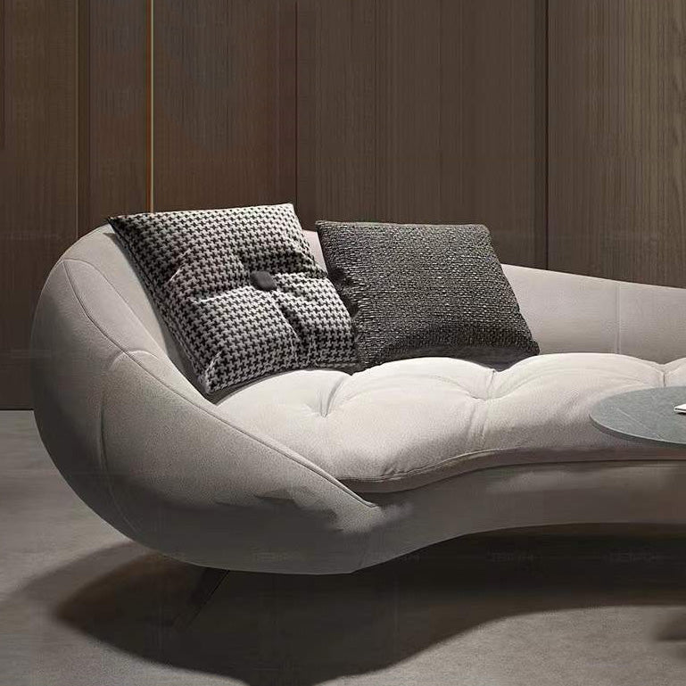 Contemporary Upholstered Chaise Lounge One Armed Chaise Lounge