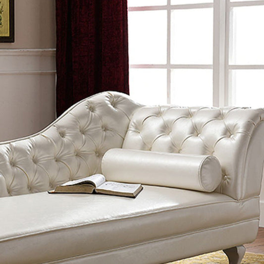 Traditional Chaise Lounge Genuine Leather Floor Chair with Recessed Arms Clearhalo 'Chairs & Seating' 'Chaise Lounge' 'chaise_lounge' 'furn' 'furn_chaise_lounge' 'Furniture' 'Living Room Furniture' 7108467