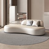 Modern Chaise Lounge Genuine Leather Chaise Lounge with Recessed Arm Clearhalo 'Chairs & Seating' 'Chaise Lounge' 'chaise_lounge' 'furn' 'furn_chaise_lounge' 'Furniture' 'Living Room Furniture' 7108481