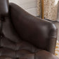 Glam Genuine Leather Chaise Lounge Indoor One Armed Floor Chair Clearhalo 'Chairs & Seating' 'Chaise Lounge' 'chaise_lounge' 'furn' 'furn_chaise_lounge' 'Furniture' 'Living Room Furniture' 7108493