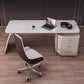3 Drawers Task Desk Rectangular Shaped Office Desk in White for Office Clearhalo 'furn' 'furn_office_desk' 'Furniture' 'Office Desks' 'Office Furniture' 'office_desk' 7114300