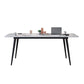 Modern Style Stone Office Desk Rectangular Shape Conference Table with 4-Legs for Office