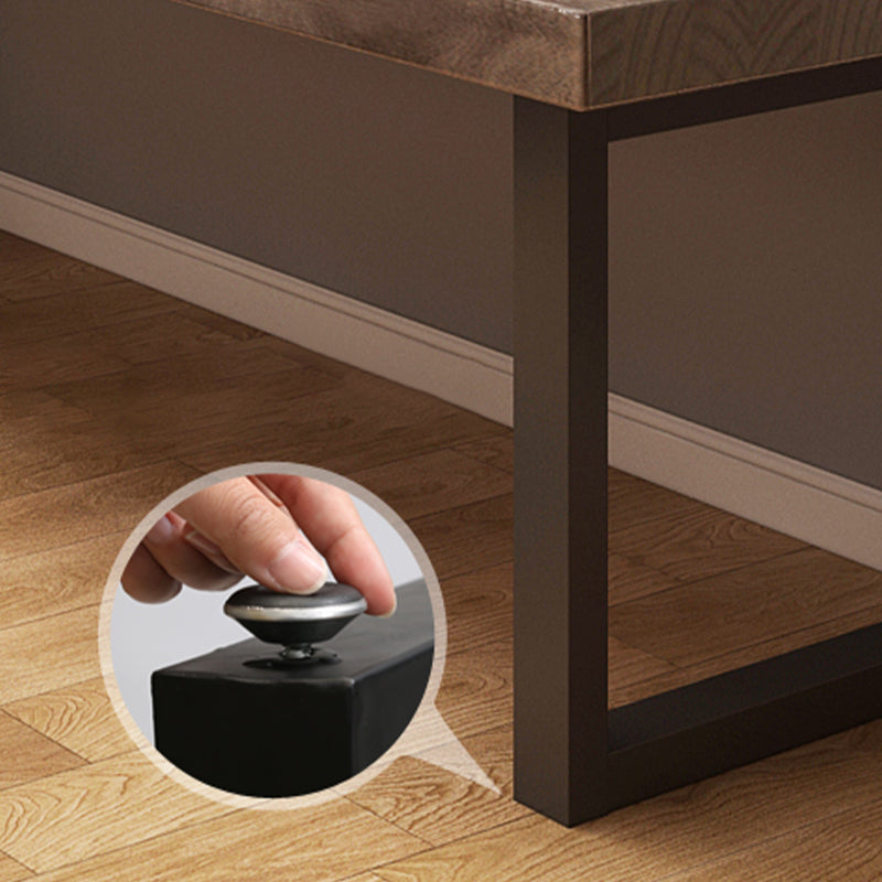 Industrial Solid Wood Computer Desk Sled Base 29.53