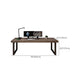 Industrial Solid Wood Computer Desk Sled Base 29.53" Tall Gaming Desk Clearhalo 'furn' 'furn_office_desk' 'Furniture' 'Office Desks' 'Office Furniture' 'office_desk' 7114537
