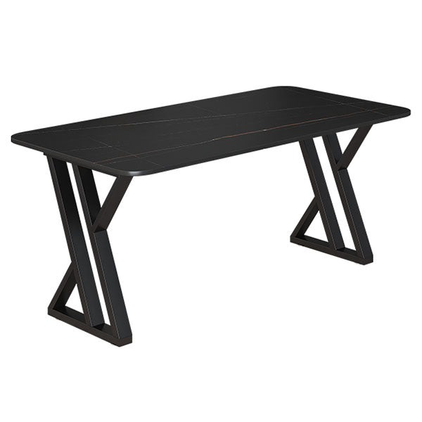 Industrial Style Task Desk Rectangular Shaped Office Desk in Grey/White/Black Clearhalo 'furn' 'furn_office_desk' 'Furniture' 'Office Desks' 'Office Furniture' 'office_desk' 7114605