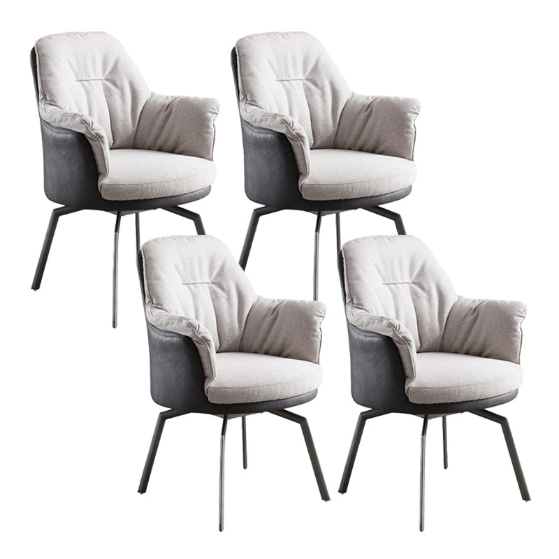 Sedia da ufficio in stile moderno casa sedia a braccioless con 4 gambe