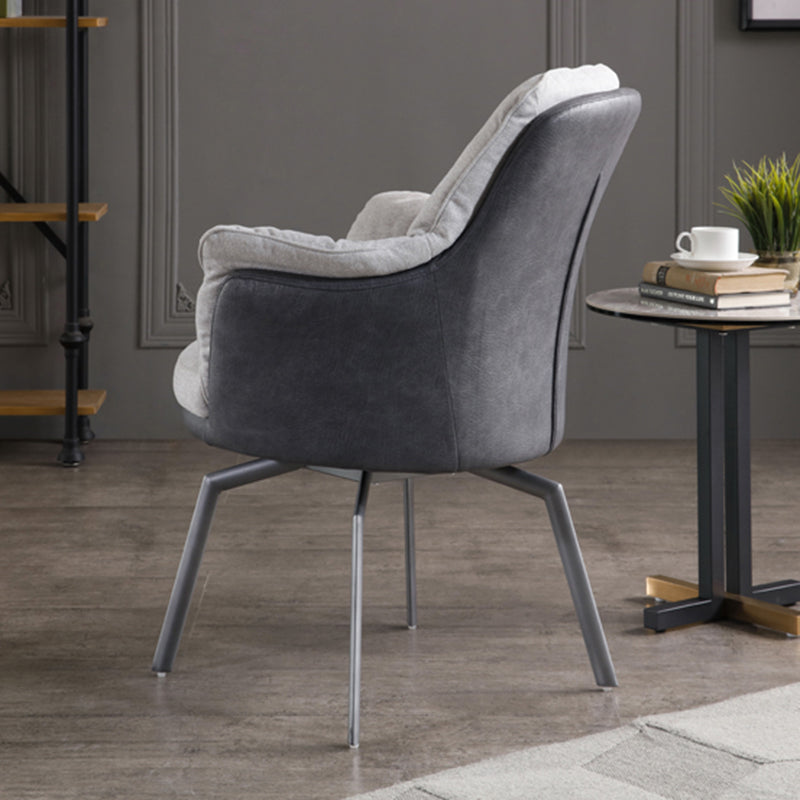 Sedia da ufficio in stile moderno casa sedia a braccioless con 4 gambe