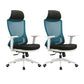 Modern Fixed Arms Chair Tilt Mechanism No Distressing Ergonomic Desk Chair 2 Piece Set Clearhalo 'furn' 'furn_office_chair' 'Furniture' 'Office Chairs' 'Office Furniture' 'office_chair' 7115395