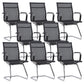 Mesh Mid Back Desk Chair Arms Included Modern Black Office Chair