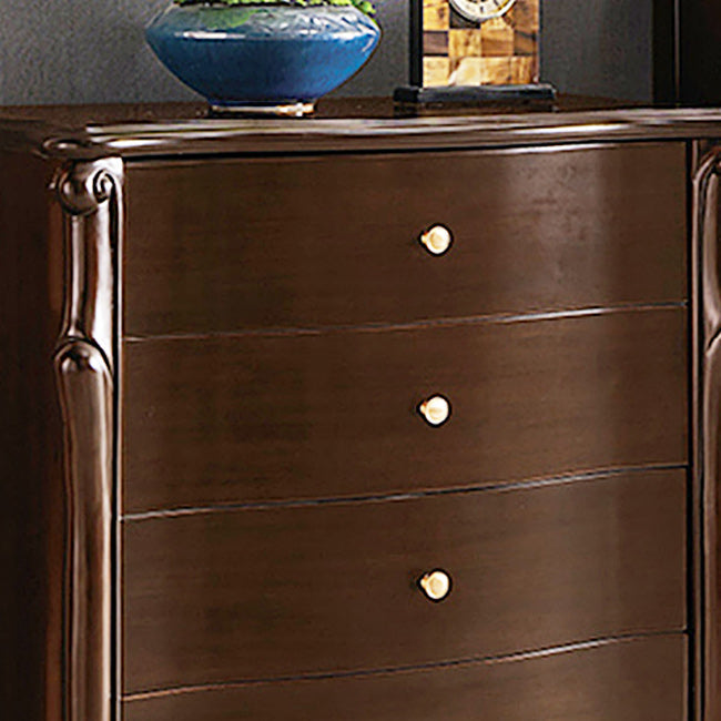 Mid-Century Modern Storage Cabinet Solid Wood 5/6-Drawer Accent Chest Clearhalo 'Cabinets & Chests' 'cabinets_chests' 'furn' 'furn_cabinets_chests' 'Furniture' 'Living Room Furniture' 7117472