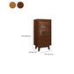 Rubberwood Accent Cabinet Modern Glass Paned Cabinet with Drawers Clearhalo 'Cabinets & Chests' 'cabinets_chests' 'furn' 'furn_cabinets_chests' 'Furniture' 'Living Room Furniture' 7117589