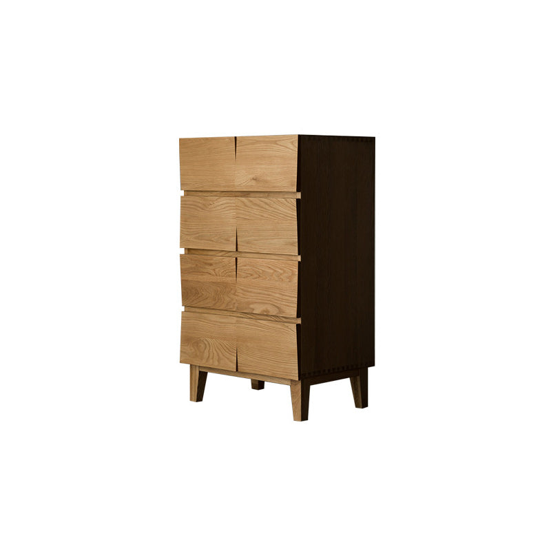 Modern Natural Cabinet with Drawers Solid Wood 16.9" D Chest 4 Clearhalo 'Cabinets & Chests' 'cabinets_chests' 'furn' 'furn_cabinets_chests' 'Furniture' 'Living Room Furniture' 7117610