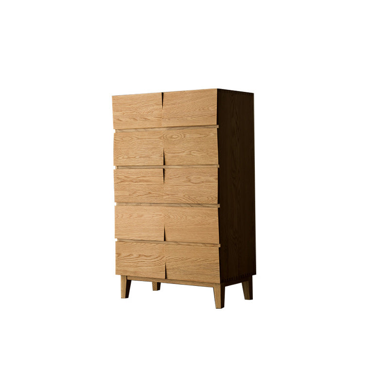 Modern Natural Cabinet with Drawers Solid Wood 16.9" D Chest 5 Clearhalo 'Cabinets & Chests' 'cabinets_chests' 'furn' 'furn_cabinets_chests' 'Furniture' 'Living Room Furniture' 7117611