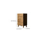 Modern Natural Cabinet with Drawers Solid Wood 16.9" D Chest Clearhalo 'Cabinets & Chests' 'cabinets_chests' 'furn' 'furn_cabinets_chests' 'Furniture' 'Living Room Furniture' 7117619