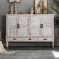 Industrial Stain Resistant Cabinet Distressed Wood Solid Wood Accent Cabinet Clearhalo 'Cabinets & Chests' 'cabinets_chests' 'furn' 'furn_cabinets_chests' 'Furniture' 'Living Room Furniture' 7117642