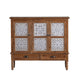 Industrial Stain Resistant Cabinet Distressed Wood Solid Wood Accent Cabinet 45.3"L x 13.8"W x 39.4"H Clearhalo 'Cabinets & Chests' 'cabinets_chests' 'furn' 'furn_cabinets_chests' 'Furniture' 'Living Room Furniture' 7117643